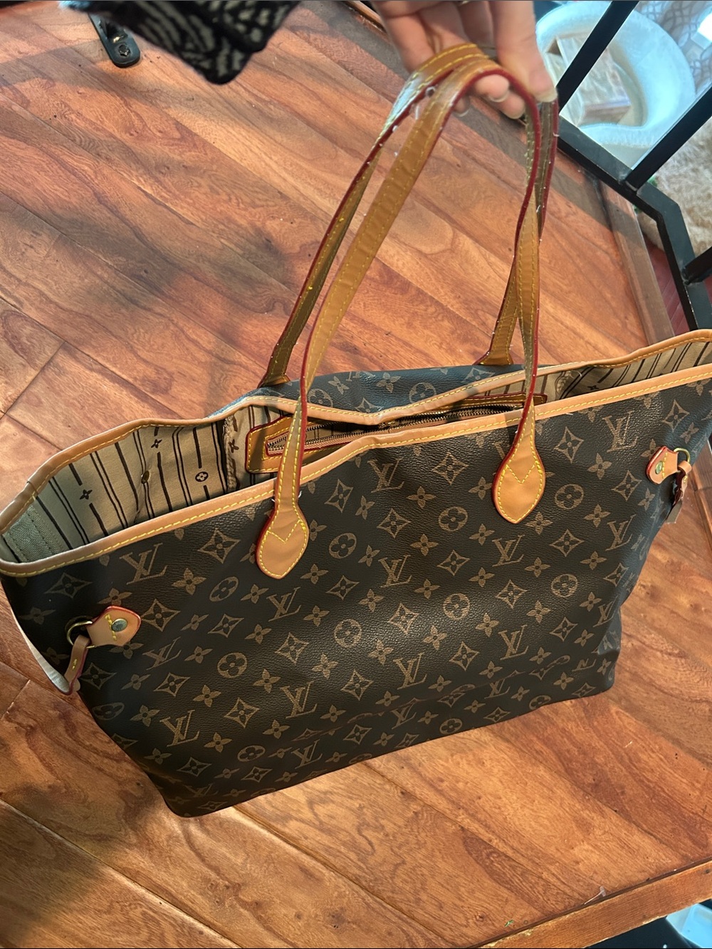 Non Signe Designer Logo Articles De Voyage Monogram Neverfull Tote Bag